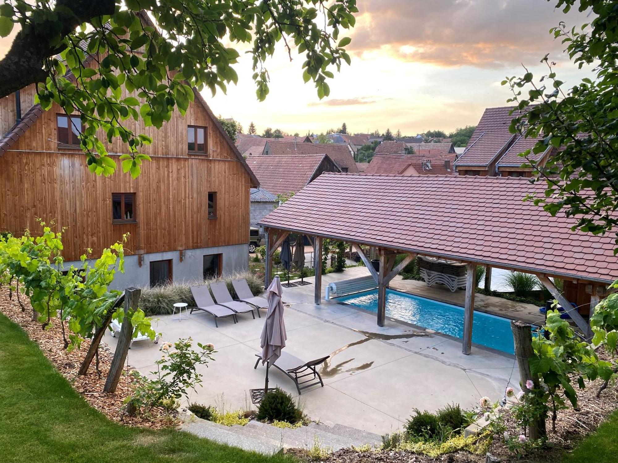 Les Granges Modernes Villa Bruebach Room photo